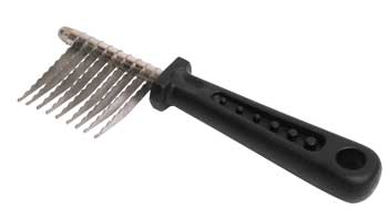 9 Blade De-matting Comb