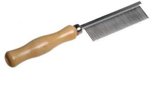 Wooden Handled Flea Comb
