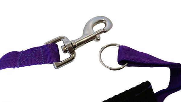 Purple Belly Strap - Closeup of hook