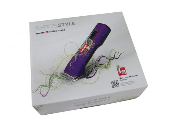 Heiniger Saphir Style Cordless Clipper Purple - Box