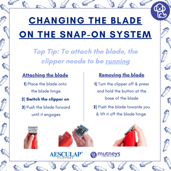 How to Change Aesculap Snap On Blades