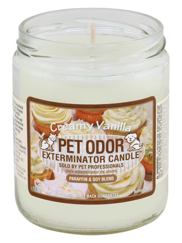 Pet Oder Exterminator Candles - Vanilla Scent