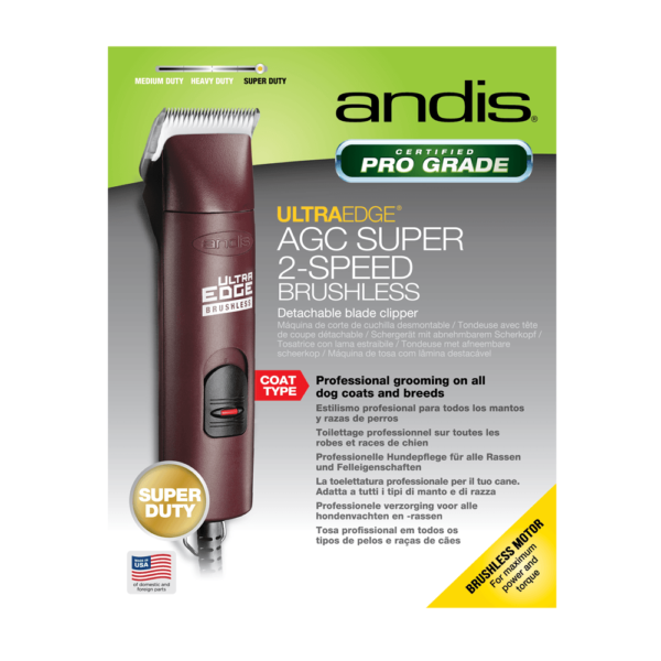 Andis Brushless Super 2 Speed Clippers Box