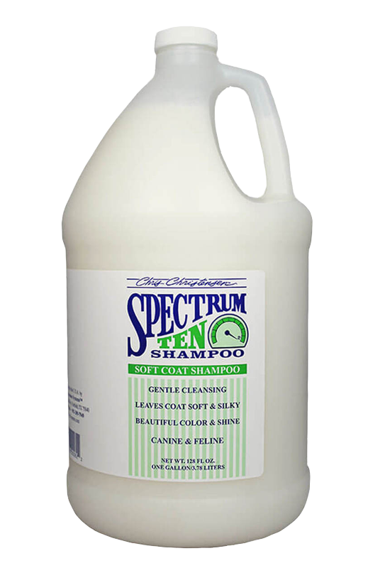 Chris Christensen Spectrum Ten Soft Coat Shampoo One Gallon