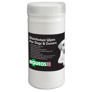 Aqueos Disinfectant Wipes for Dogs & Owner Tub