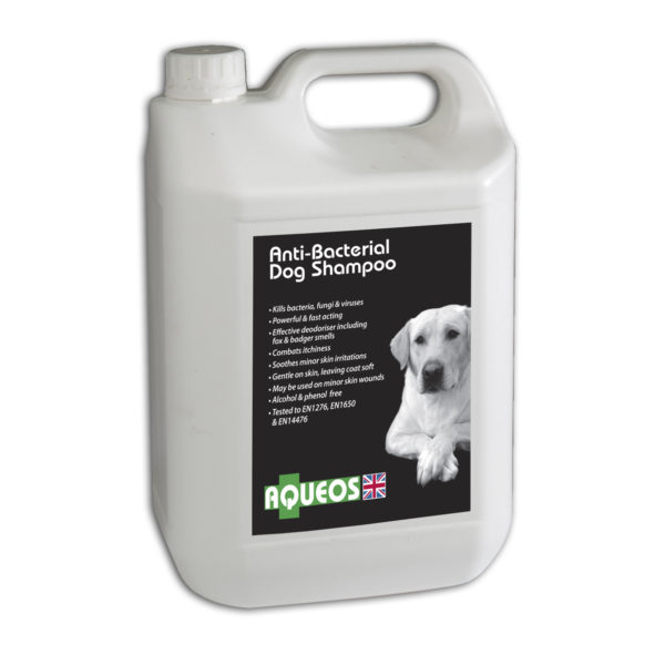 Aqueos Anti Bacterial Dog Shampoo - 5ltr