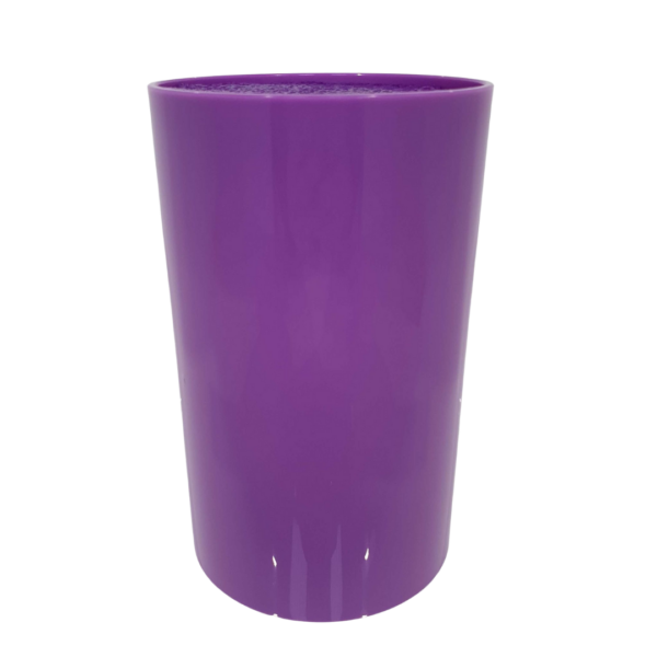 Scissor Pot Solid Purple Side View