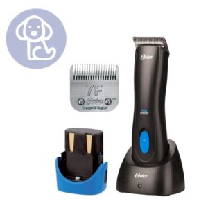 Oster Pro3000i Bundle with Spare battery and #7F Blade